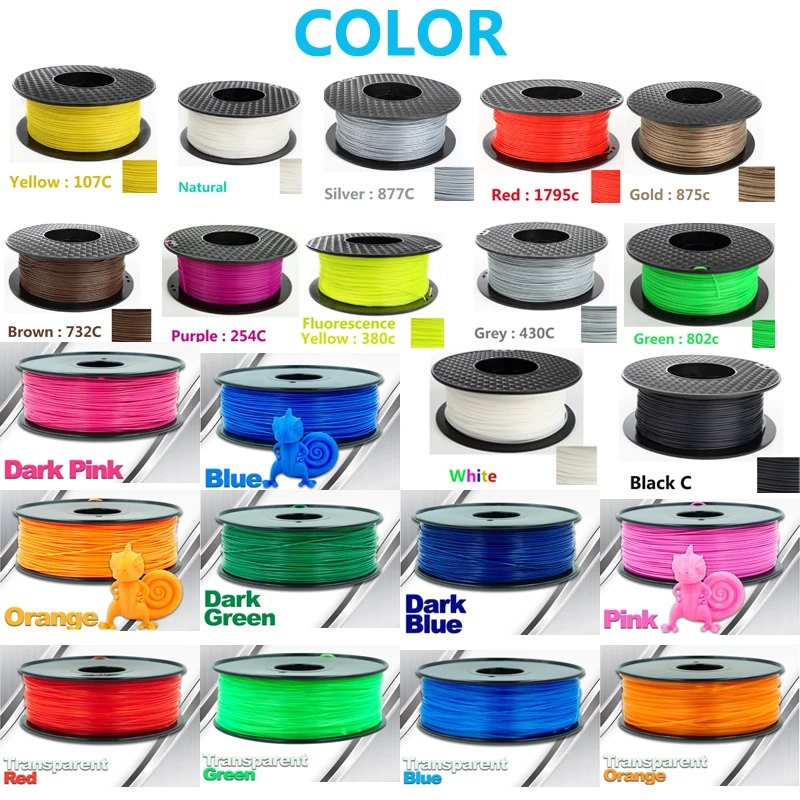 pla filament Color