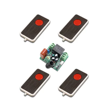 High Quality Cheap 4 Remote Transmitters + Mini Size 220V 1CH 10A Wireless Remote Control Switch Relay Receiver 315/433.92 MHZ
High Quality Cheap 4 Remote Transmitters + Mini Size 220V 1CH 10A Wireless Remote Control Switch Relay Receiver 315/433.92 MHZ
