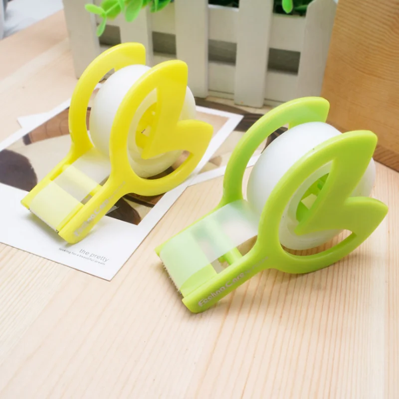 1 Pcs Cute Creative Green Yellow Holder With Tape Cutter Adhesive Dispenser Office
1 Pcs Cute Creative Green Yellow Holder With Tape Cutter Adhesive Dispenser Office
