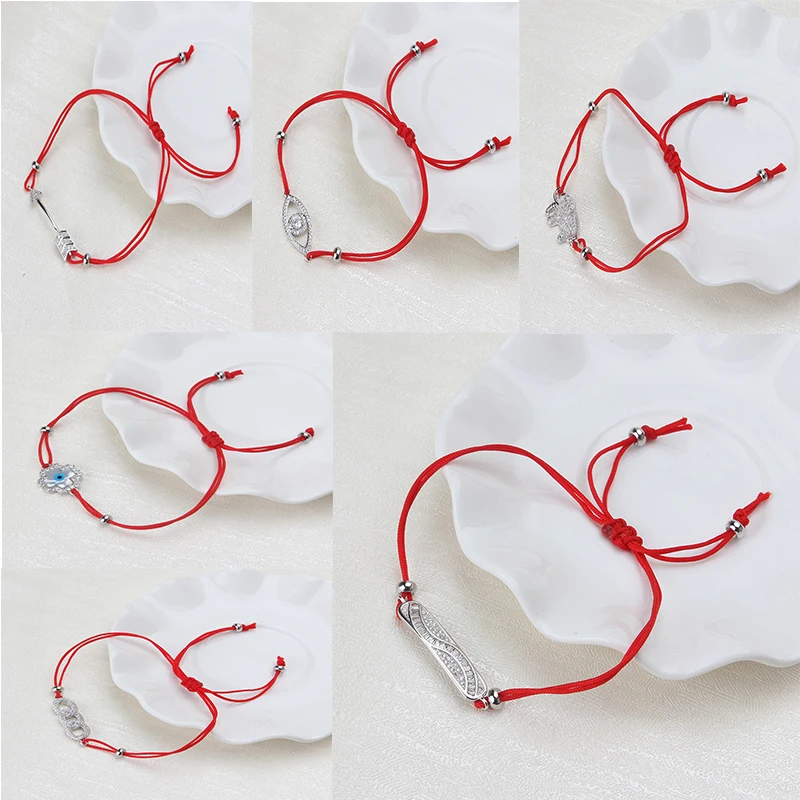 Alloy Zircon Evil Eye Angel Wings Anchor Arrow Nameplate Charms Men Women Bracelets Red Rope Strings Thread Braid Charm Lucky B
Alloy Zircon Evil Eye Angel Wings Anchor Arrow Nameplate Charms Men Women Bracelets Red Rope Strings Thread Braid Charm Lucky B