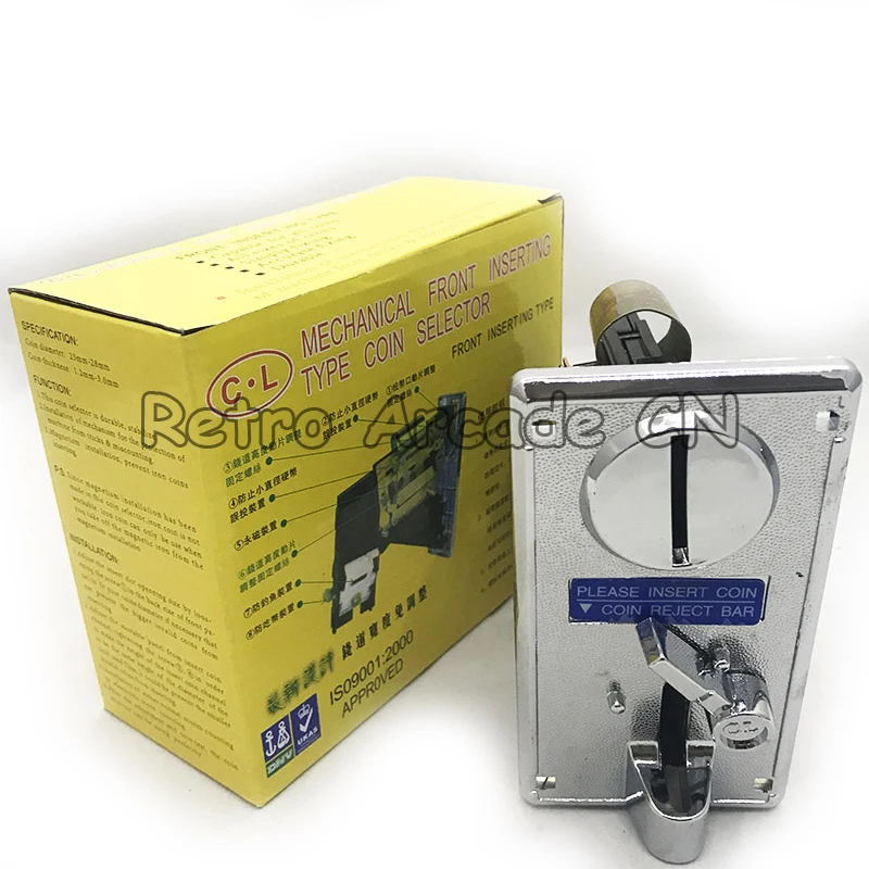 Plastic + alloy Mechanical Coin Acceptor Coin Selector for Veanding Machine Arcade cabinet accessories with needle microswitch
Plastic + alloy Mechanical Coin Acceptor Coin Selector for Veanding Machine Arcade cabinet accessories with needle microswitch