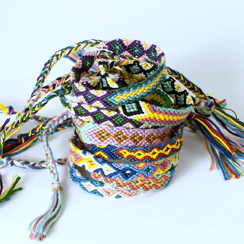 Brazil Boho Hand Weave Braided Bracelets for Women Bohemian Vintage Cotton Rope Cheap Ethnic Charm Friendship Bracelets Jewelry
Brazil Boho Hand Weave Braided Bracelets for Women Bohemian Vintage Cotton Rope Cheap Ethnic Charm Friendship Bracelets Jewelry