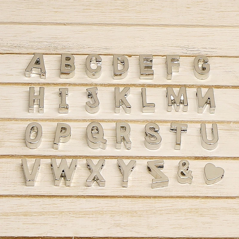10pcs/Lot 10mm Silver Letter Charms For Bracelets Jewelry Making Accessories DIY Alphabet Initial Letters Pendant Fitting A-Z
10pcs/Lot 10mm Silver Letter Charms For Bracelets Jewelry Making Accessories DIY Alphabet Initial Letters Pendant Fitting A-Z