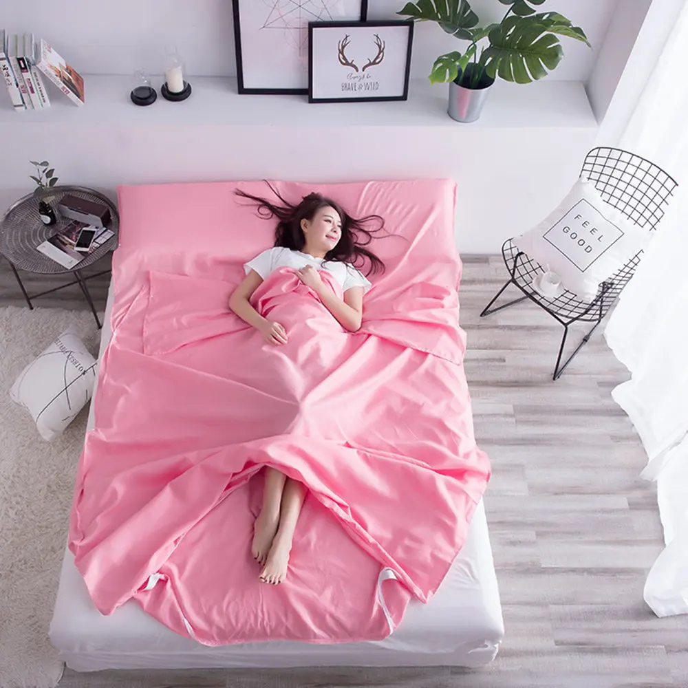 Travel hotel across dirty sleeping bag adult indoor simple portable travel hotel single double anti-dirty quilt cover sheets
Travel hotel across dirty sleeping bag adult indoor simple portable travel hotel single double anti-dirty quilt cover sheets