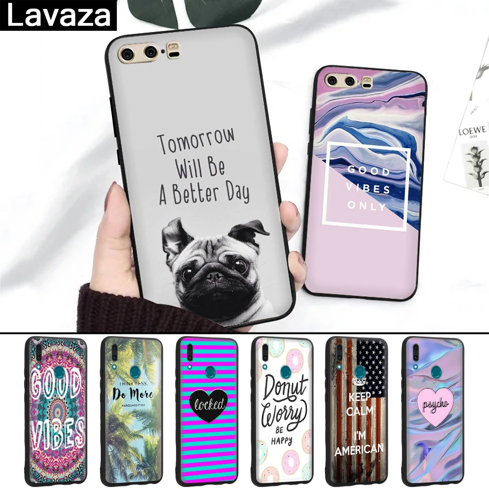 Lavaza Colorful with Good Vibes Silicone Case for Huawei P8 Lite 2015 2017 P9 2016 Mini P10 P20 Pro P Smart 2019
Lavaza Colorful with Good Vibes Silicone Case for Huawei P8 Lite 2015 2017 P9 2016 Mini P10 P20 Pro P Smart 2019