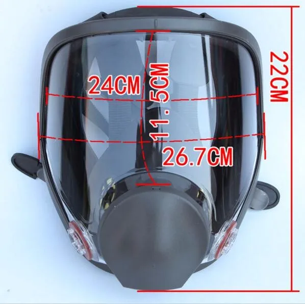 6800-Large-View-Full-Gas-Mask-Full-Facepiece-Respirator-Painting-Spraying-Silicone-Mask-free-shipping (2)