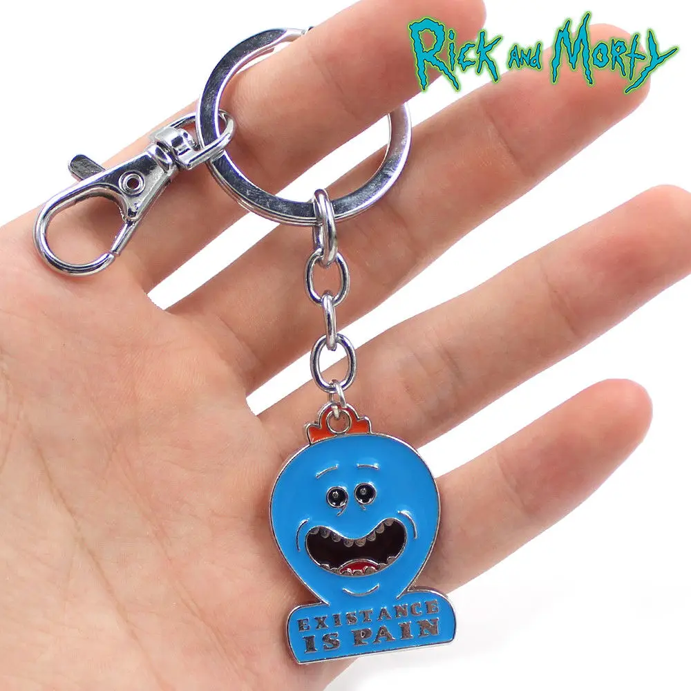 Giancomics Rick Morty Hot Anime MEESEEKS Metal Keychain Keyring Costume Pendants Key Ring KeyChain Decor Ornament Gift
Giancomics Rick Morty Hot Anime MEESEEKS Metal Keychain Keyring Costume Pendants Key Ring KeyChain Decor Ornament Gift