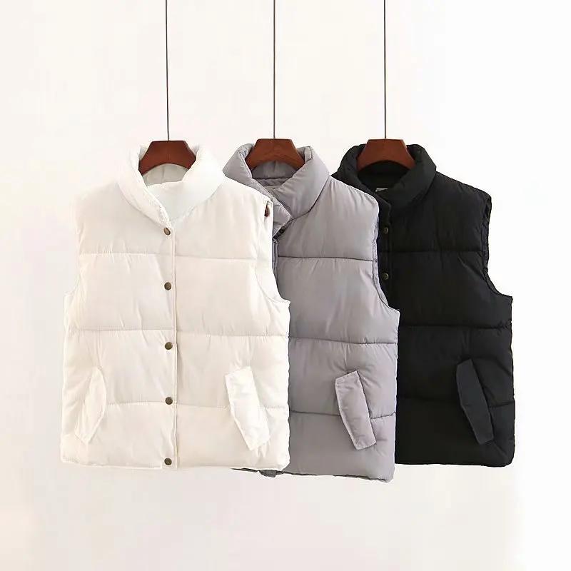 Autumn Winter Short Vest Waistcoat 2018 New Fashion Women Sleeveless Jacket Coat Cotton Padded Vest Female
Autumn Winter Short Vest Waistcoat 2018 New Fashion Women Sleeveless Jacket Coat Cotton Padded Vest Female
