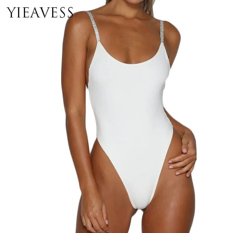 2018 New Solid Padded Swimsuits Sequins Strap Women's Swimming Suit V neck Push Up One Piece Swimsuit Solid Bathing Suit
2018 New Solid Padded Swimsuits Sequins Strap Women's Swimming Suit V neck Push Up One Piece Swimsuit Solid Bathing Suit