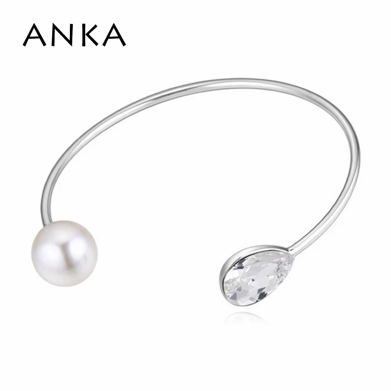 ANKA Fashion Pearl With Water Drop Crystal Bangle Cuff New High Quality Gift For Women Crystals from Austria #114965
ANKA Fashion Pearl With Water Drop Crystal Bangle Cuff New High Quality Gift For Women Crystals from Austria #114965