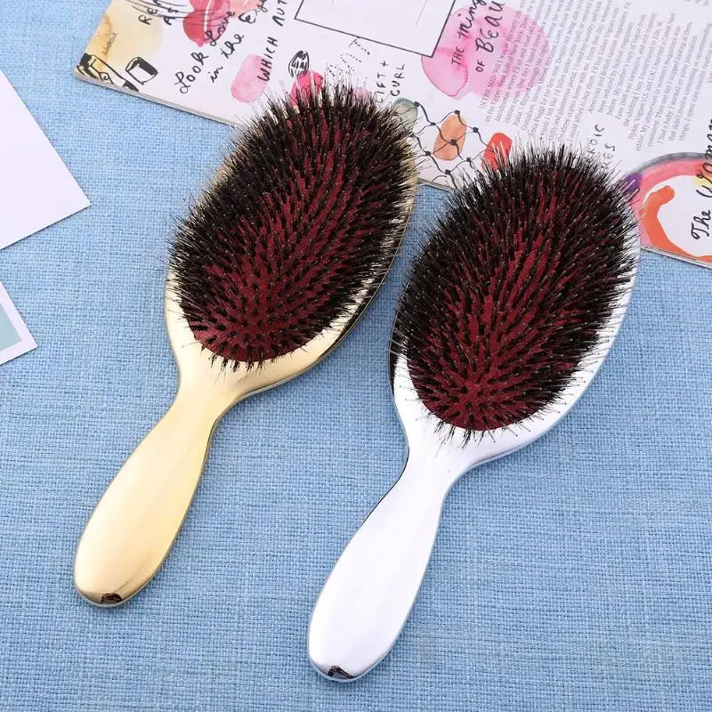 Anti-Static Hair Brush Boar Bristle Massage Air Cushion Comb Hairdress Tool Salon Massage Comb Shower Wet Detangle Hair Brush
Anti-Static Hair Brush Boar Bristle Massage Air Cushion Comb Hairdress Tool Salon Massage Comb Shower Wet Detangle Hair Brush