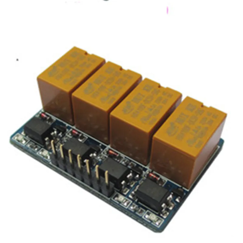 four 4 channel relay module, with optocoupler isolation,3.3-5V high level trigger ,Miniature relay control switch
four 4 channel relay module, with optocoupler isolation,3.3-5V high level trigger ,Miniature relay control switch