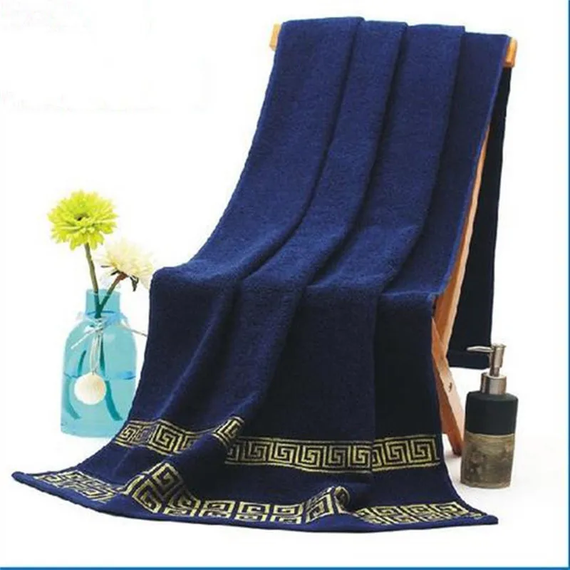 100% хлопчатобумажное полотенце с вышивкой бамбуковое пляжное банное s для