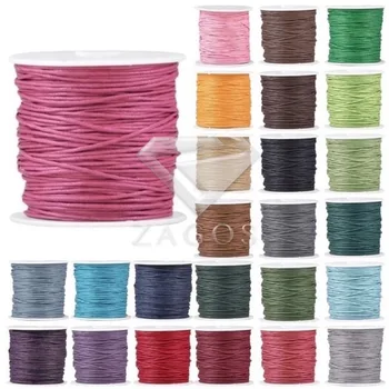1.5mm 1 Roll 70m Waxed Cotton 30 Color Finding Thread Cord DIY Making Fabric Bracelet Necklace Braided Beadwork Accessory TC0118
1.5mm 1 Roll 70m Waxed Cotton 30 Color Finding Thread Cord DIY Making Fabric Bracelet Necklace Braided Beadwork Accessory TC0118
