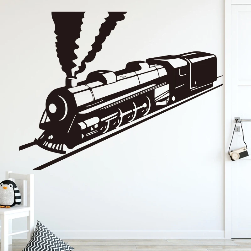 AiyoAiyo Galloping Train Wall Art Decal Wall Stickers PVC Material DIY Mural Art for Living Room Backdrop Decoration Accessorise
AiyoAiyo Galloping Train Wall Art Decal Wall Stickers PVC Material DIY Mural Art for Living Room Backdrop Decoration Accessorise