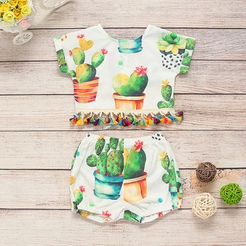 Pudcoco Lovely Newborn Infant Baby Girls Cactus Tank Crop Tassel Tops T-shirt Shorts Summer Outfits Clothes 0-18m
Pudcoco Lovely Newborn Infant Baby Girls Cactus Tank Crop Tassel Tops T-shirt Shorts Summer Outfits Clothes 0-18m