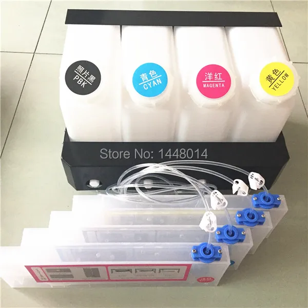 4 color Roland Bulk ink system SP540V FJ540 FJ740 SC540 SC545 SJ540 SJ640 SJ645 (4 cartridge + 4 bottles )
4 color Roland Bulk ink system SP540V FJ540 FJ740 SC540 SC545 SJ540 SJ640 SJ645 (4 cartridge + 4 bottles )