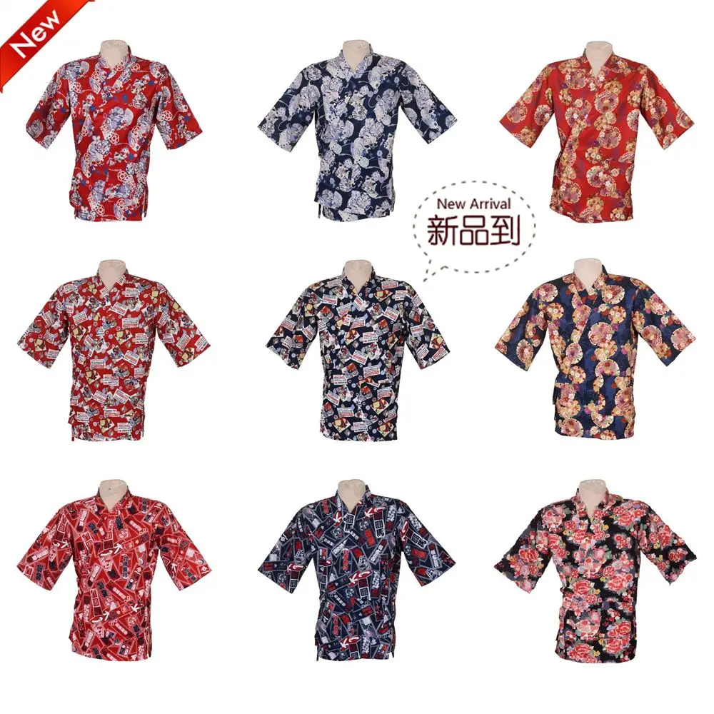 Many colors Unisex Japanese food clothing sushi chef jacket New work uniform designed cook suit Japanese cuisine kimono MK-1205
Many colors Unisex Japanese food clothing sushi chef jacket New work uniform designed cook suit Japanese cuisine kimono MK-1205