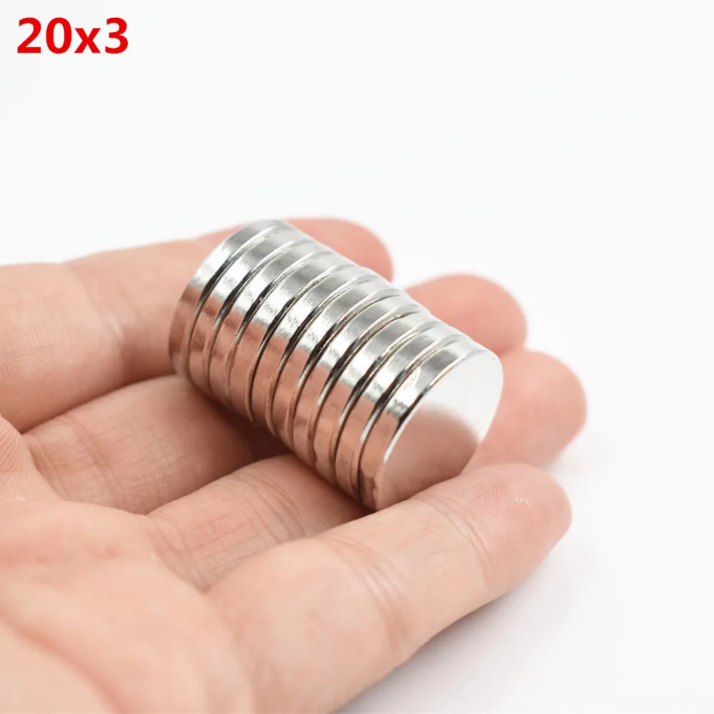 5pcs Neodymium magnet 20x3mm gallium metal small round strong magnets 20*3mm Neodimio electromagnet disc fridge magnets speaker
5pcs Neodymium magnet 20x3mm gallium metal small round strong magnets 20*3mm Neodimio electromagnet disc fridge magnets speaker