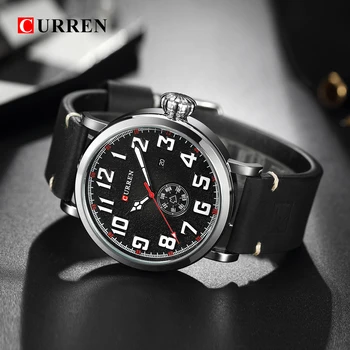 CURREN 8232 Date Men Watch Top Luxury Brand Sport Military Business Casual Male Clock Leather Band Wrist Quartz Mens Watches Hot
CURREN 8232 Date Men Watch Top Luxury Brand Sport Military Business Casual Male Clock Leather Band Wrist Quartz Mens Watches Hot