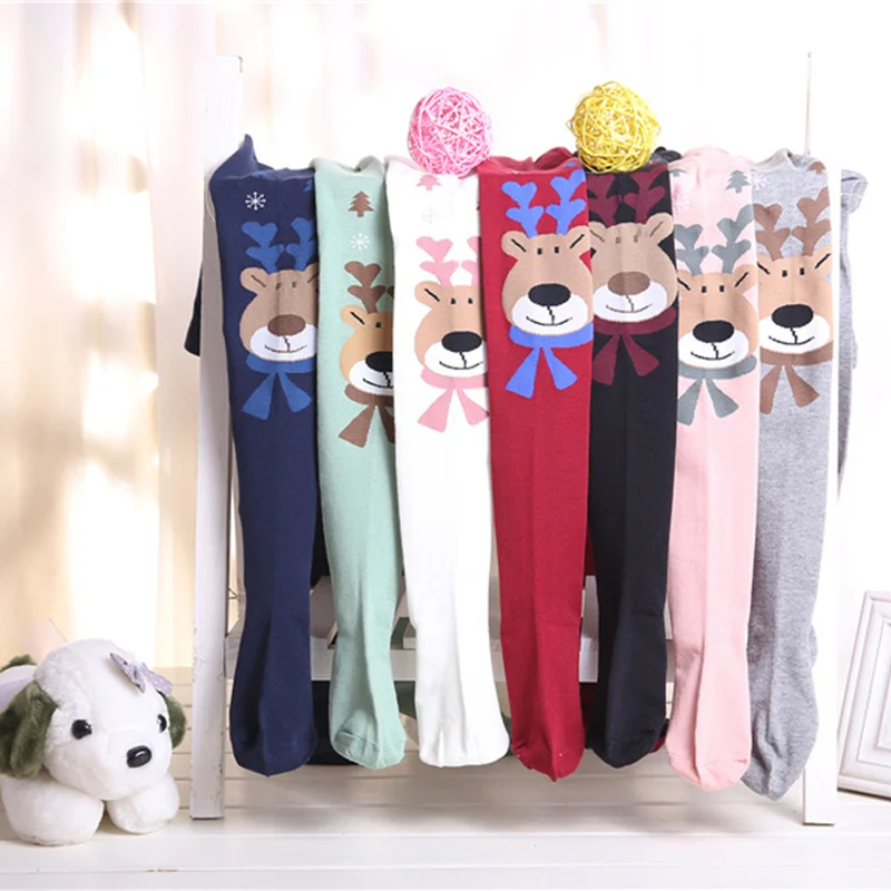 Cartoon Deer Print Cotton Girls Tights For 2-10Y Autumn Winter Baby Girls Clothes Baby Stockings Quality Brushed Kids Pantyhose
Cartoon Deer Print Cotton Girls Tights For 2-10Y Autumn Winter Baby Girls Clothes Baby Stockings Quality Brushed Kids Pantyhose