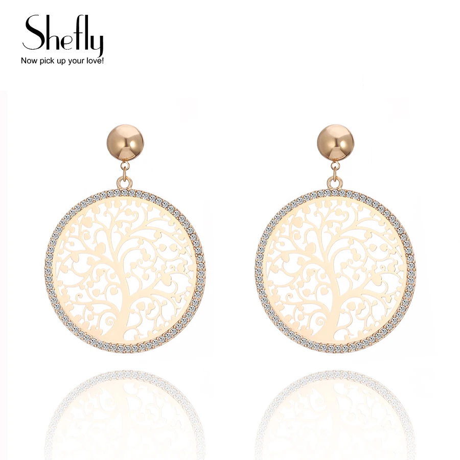 Tree of Life Drop Earrings for Women Gold silver 3 Colors Choice Crystal Fashion Jewelry Ethnic Style New Design Dropshipping
Tree of Life Drop Earrings for Women Gold silver 3 Colors Choice Crystal Fashion Jewelry Ethnic Style New Design Dropshipping