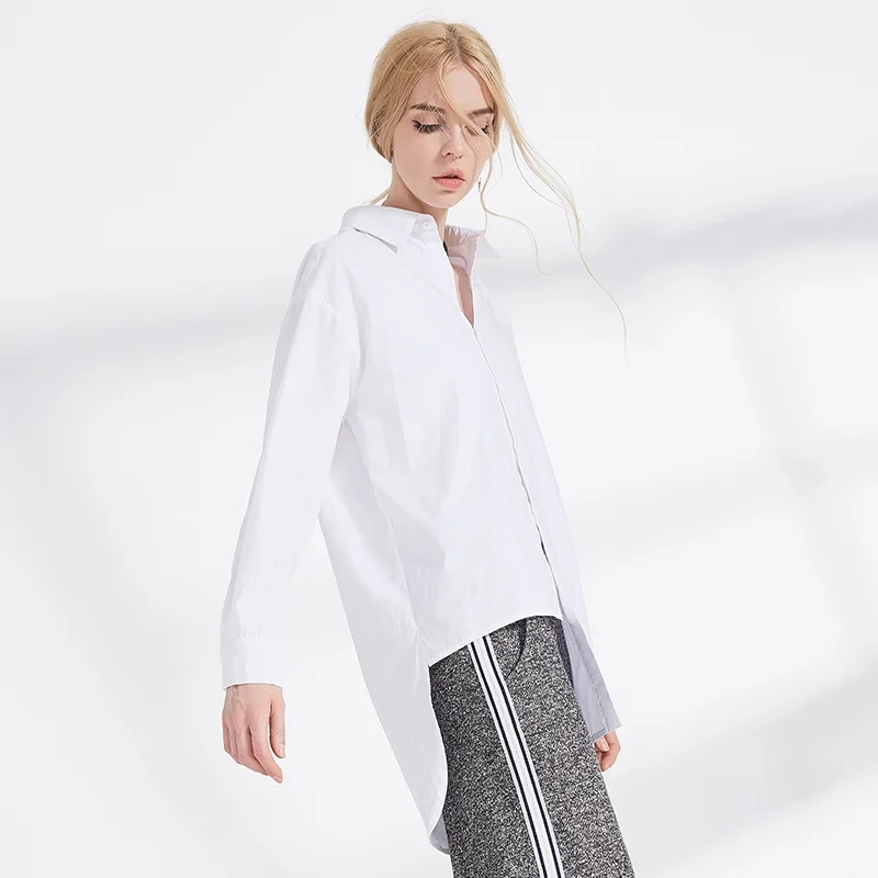 Свободная блузка для Для женщин модные брендовые дизайнерские Oversize Sheer Черный