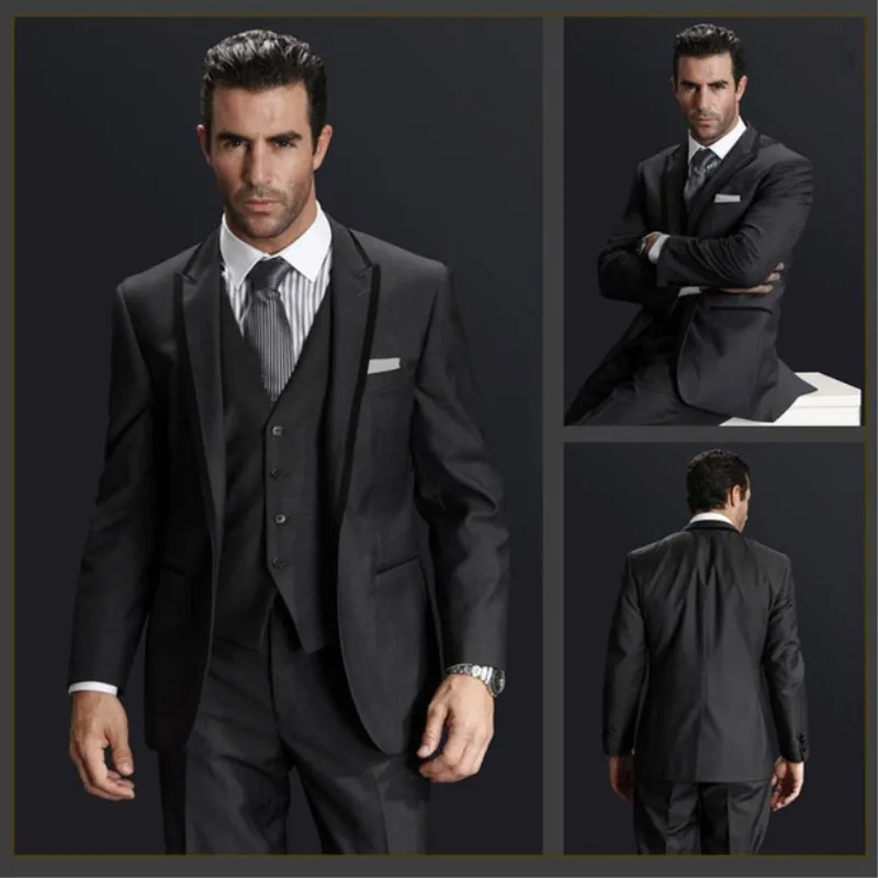 Custom Made Dark Gray Men Wedding Suite Groom Tuxedos Costumes Herringbone Retro Gentleman Costumes Formal Party Suits 133
Custom Made Dark Gray Men Wedding Suite Groom Tuxedos Costumes Herringbone Retro Gentleman Costumes Formal Party Suits 133