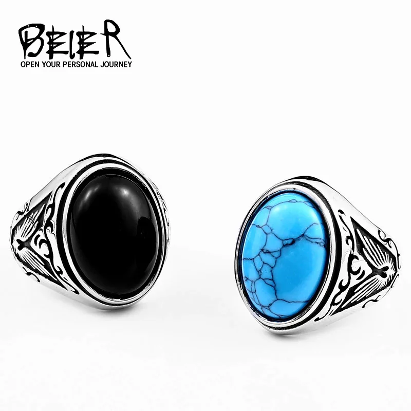 BEIER 2018 Natural Oval Opal Green Stone Ring Stainless Steel Vintage Nobel Palace Product For Woman Man Europe BR8-633
BEIER 2018 Natural Oval Opal Green Stone Ring Stainless Steel Vintage Nobel Palace Product For Woman Man Europe BR8-633