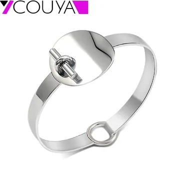 Silver Color Classic H Lock Bangle Bracelets for Women 316L Stainless Steel Bracelet Femme Homme Never Fade Lead and Nickle Free
Silver Color Classic H Lock Bangle Bracelets for Women 316L Stainless Steel Bracelet Femme Homme Never Fade Lead and Nickle Free