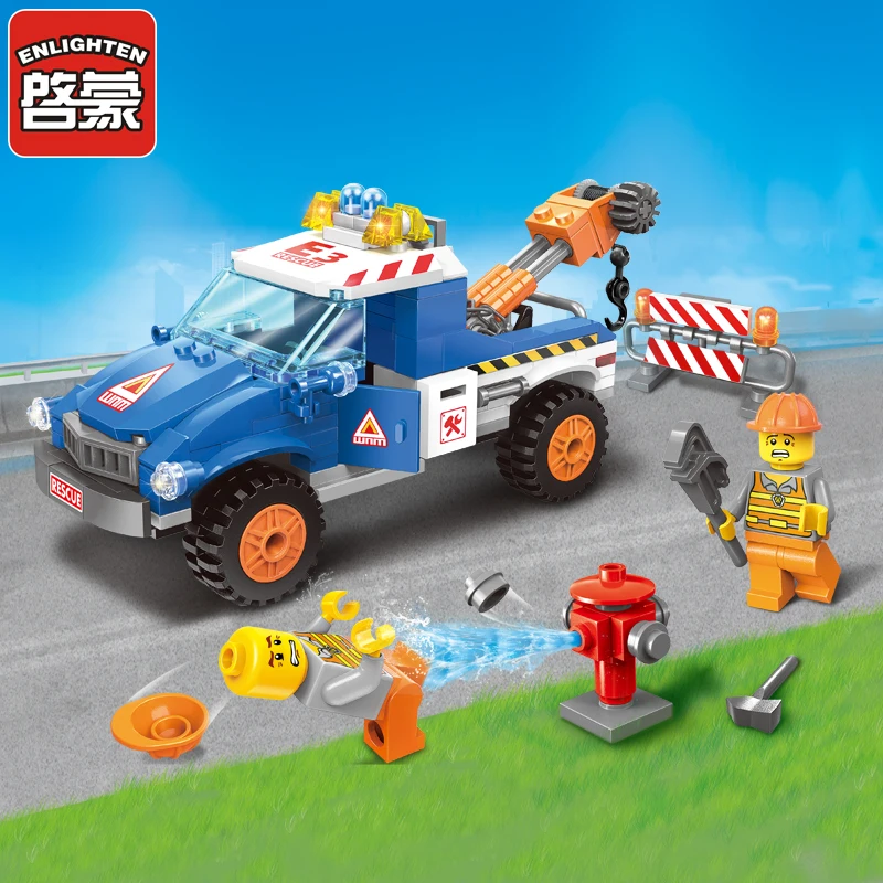 Enlighten Building Block City Cars Road Wrecker 210pcs Educational Bricks Toy Boy Gift-No Box
Enlighten Building Block City Cars Road Wrecker 210pcs Educational Bricks Toy Boy Gift-No Box