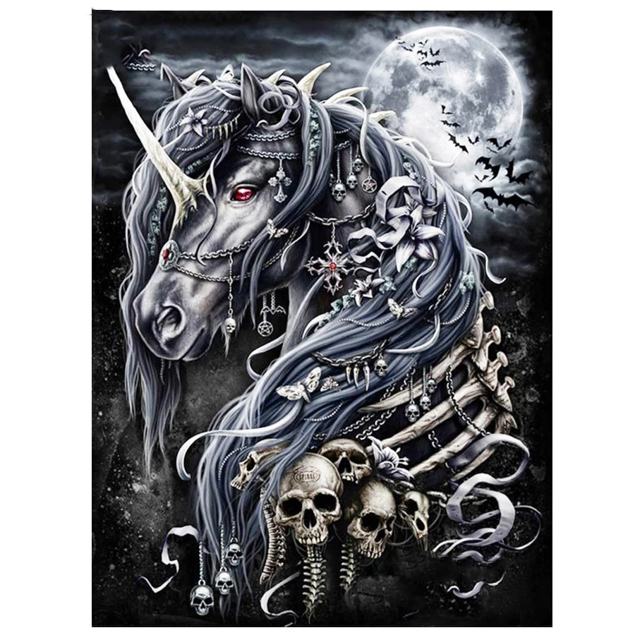 diy diamond painting night skull unicorn mosaic 5d cross stitch full square diamond embroidery kits home decor
diy diamond painting night skull unicorn mosaic 5d cross stitch full square diamond embroidery kits home decor