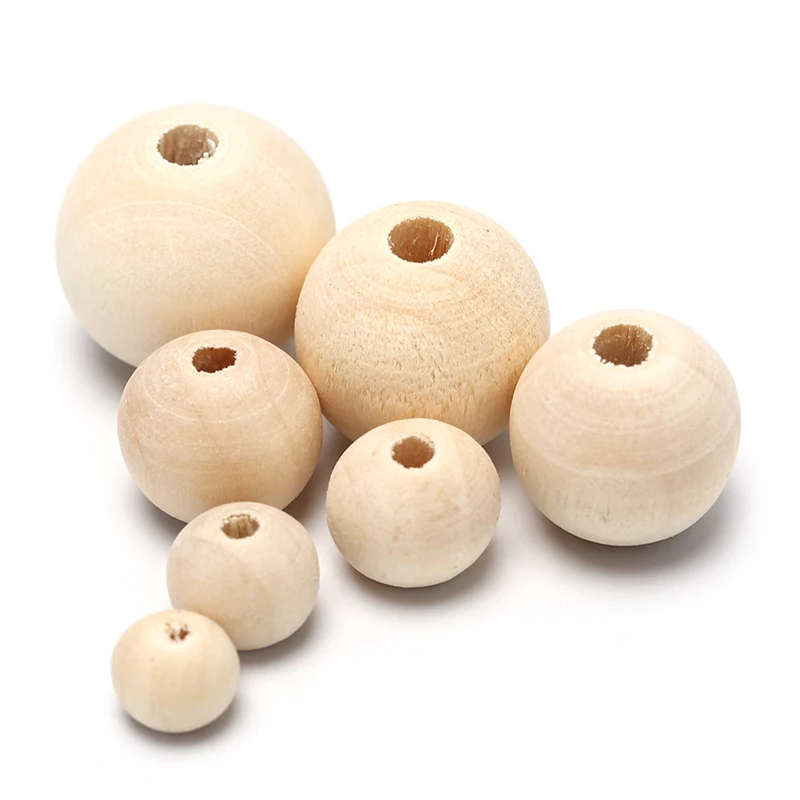 2018 Hot 50/100PCS DIY Natural Ball Round Spacer Wooden Beads Natural Color Wood Beads Lead-Free Wooden Balls 7 Sizes
2018 Hot 50/100PCS DIY Natural Ball Round Spacer Wooden Beads Natural Color Wood Beads Lead-Free Wooden Balls 7 Sizes