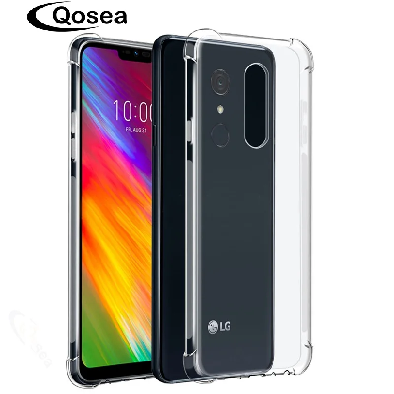 Роскошный чехол для LG Q9 ультра прозрачный тонкий мягкий силиконовый