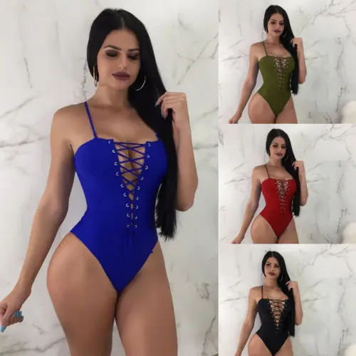 Pudcoco New Women One-Piece Swimsuit Beachwear Swimwear Push Up Bikini Bathing Cross-Tied Bodysuits
Pudcoco New Women One-Piece Swimsuit Beachwear Swimwear Push Up Bikini Bathing Cross-Tied Bodysuits