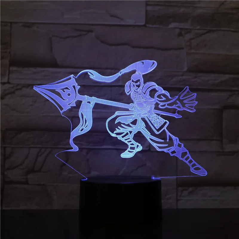 League of Legends LoL Heros LED Night Light Touch Sensor 7 Color Changing THE SENESCHAL OF DEMACIA Xin Zhao Table Lamp Bedroom
League of Legends LoL Heros LED Night Light Touch Sensor 7 Color Changing THE SENESCHAL OF DEMACIA Xin Zhao Table Lamp Bedroom