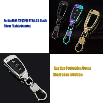 Zinc Alloy Car Key Protective Cover Shell Case 3 Button for Audi A1 A3 Q3 Q7 TT A6 S3 Black /Silver /Gold /Colorful
Zinc Alloy Car Key Protective Cover Shell Case 3 Button for Audi A1 A3 Q3 Q7 TT A6 S3 Black /Silver /Gold /Colorful