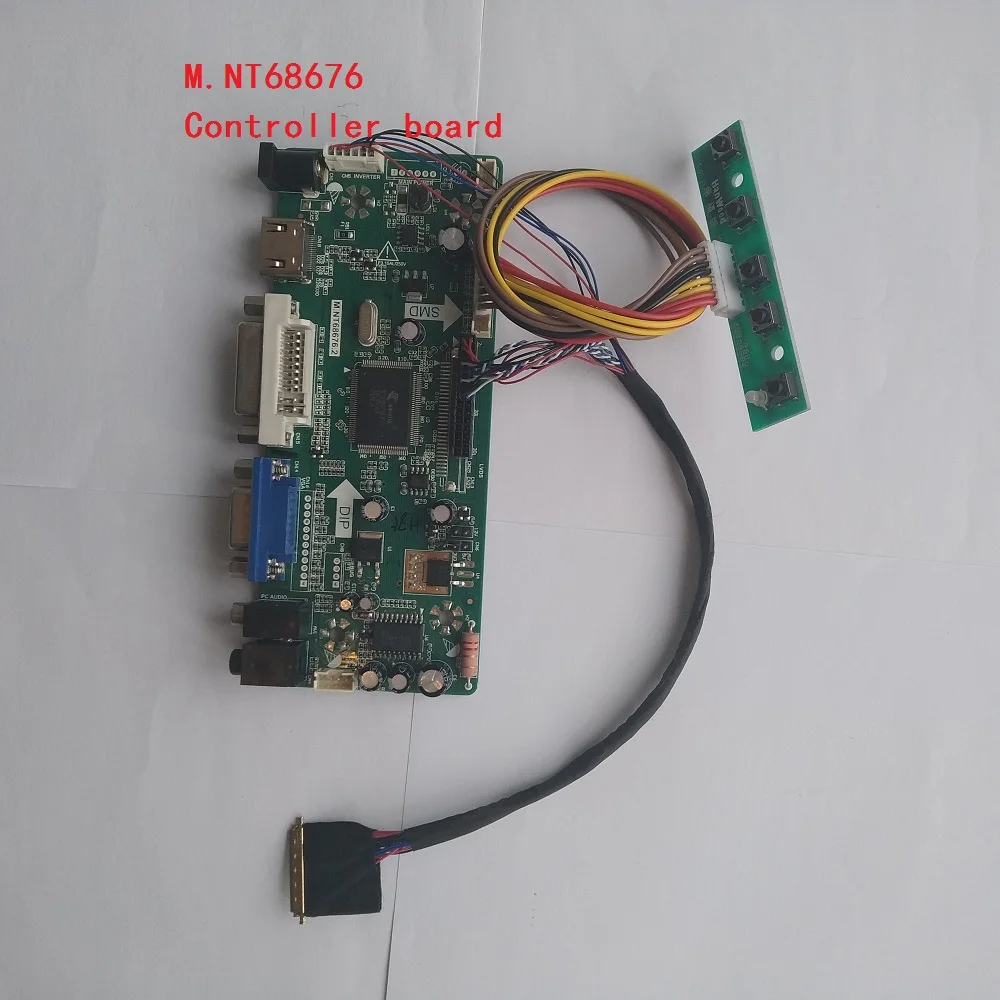DVI Audio DIY Controller board for B173RW01 V3 1600X900 display Panel Screen 17.3" monitor LVDS LED VGA HDMI LCD M.NT68676 kit
DVI Audio DIY Controller board for B173RW01 V3 1600X900 display Panel Screen 17.3" monitor LVDS LED VGA HDMI LCD M.NT68676 kit