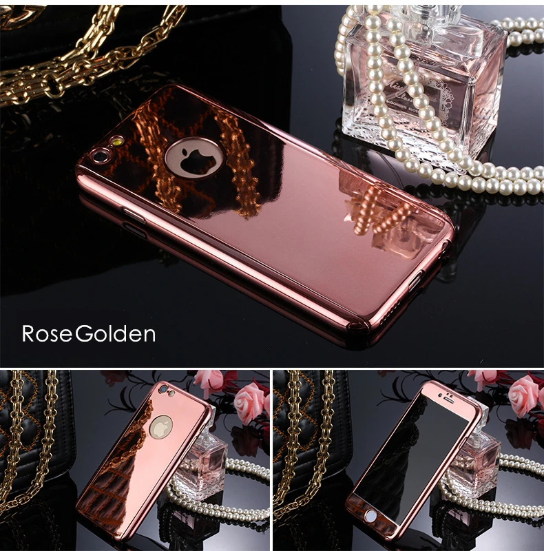 For iPhone 5 5S SE 6 6S Plus 7 7 Plus Case Luxury Hard PC Plating Mirror Coverage 360 Degree Full Protection Cover For iPhone 6S
For iPhone 5 5S SE 6 6S Plus 7 7 Plus Case Luxury Hard PC Plating Mirror Coverage 360 Degree Full Protection Cover For iPhone 6S