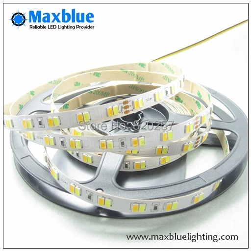 5m 112leds/m DC24V SMD5630 LED CCT Color Temperature Adjustable & Dimmable LED Strip Light
5m 112leds/m DC24V SMD5630 LED CCT Color Temperature Adjustable & Dimmable LED Strip Light