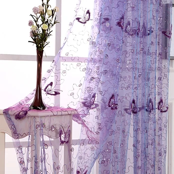 Fresh Butterfly Sequin Embroidered Gauze Curatins For Kids Bedroom Window Screens Romantic Curtain For Living Room
Fresh Butterfly Sequin Embroidered Gauze Curatins For Kids Bedroom Window Screens Romantic Curtain For Living Room