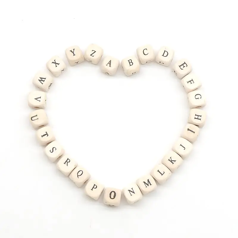 Chenkai 10mm 500PCS Natural Color Alphabet Random Mixed Beads Spacer Wooden Letter Beads For Making DIY Baby Teether Accessories
Chenkai 10mm 500PCS Natural Color Alphabet Random Mixed Beads Spacer Wooden Letter Beads For Making DIY Baby Teether Accessories