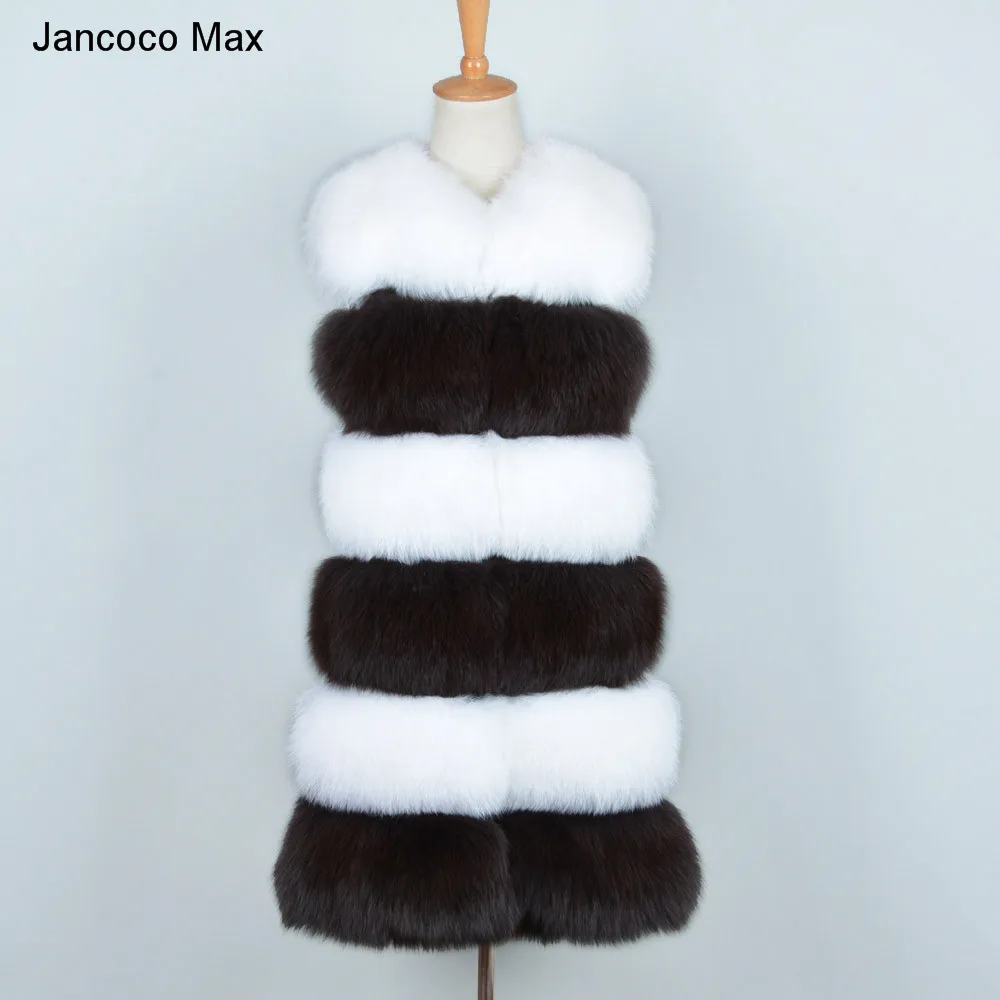 Genuine Fox Fur Vests Women's Real Fur Gilet Fashion Stripe Vest Autumn Winter Warm Female Natural Fur Waistcoat S7262
Genuine Fox Fur Vests Women's Real Fur Gilet Fashion Stripe Vest Autumn Winter Warm Female Natural Fur Waistcoat S7262