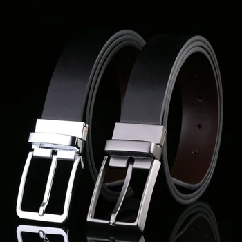 SORBUS DUSK New Fashion Vintage Belts For Men Jeans Casual Solid Silver Pin Buckle Can Reversible Both Sides Of The Belt Be Used
SORBUS DUSK New Fashion Vintage Belts For Men Jeans Casual Solid Silver Pin Buckle Can Reversible Both Sides Of The Belt Be Used