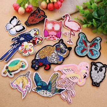 1Pcs Sequin Owl Bird Patch Heat Transfers Iron On Sew On Embroidery Patches for DIY Clothes Stickers Decorative Appliques 47268
1Pcs Sequin Owl Bird Patch Heat Transfers Iron On Sew On Embroidery Patches for DIY Clothes Stickers Decorative Appliques 47268