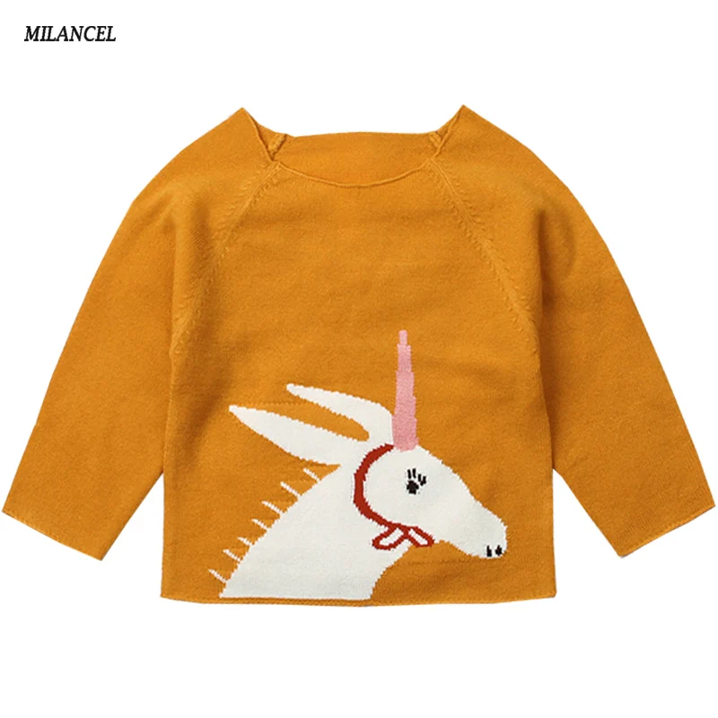 MILANCEL 2018 Baby Girls Clothes Unicorn Baby Girls Sweaters Boys Pullover Sweater for Toddler Girls Baby Clothing
MILANCEL 2018 Baby Girls Clothes Unicorn Baby Girls Sweaters Boys Pullover Sweater for Toddler Girls Baby Clothing