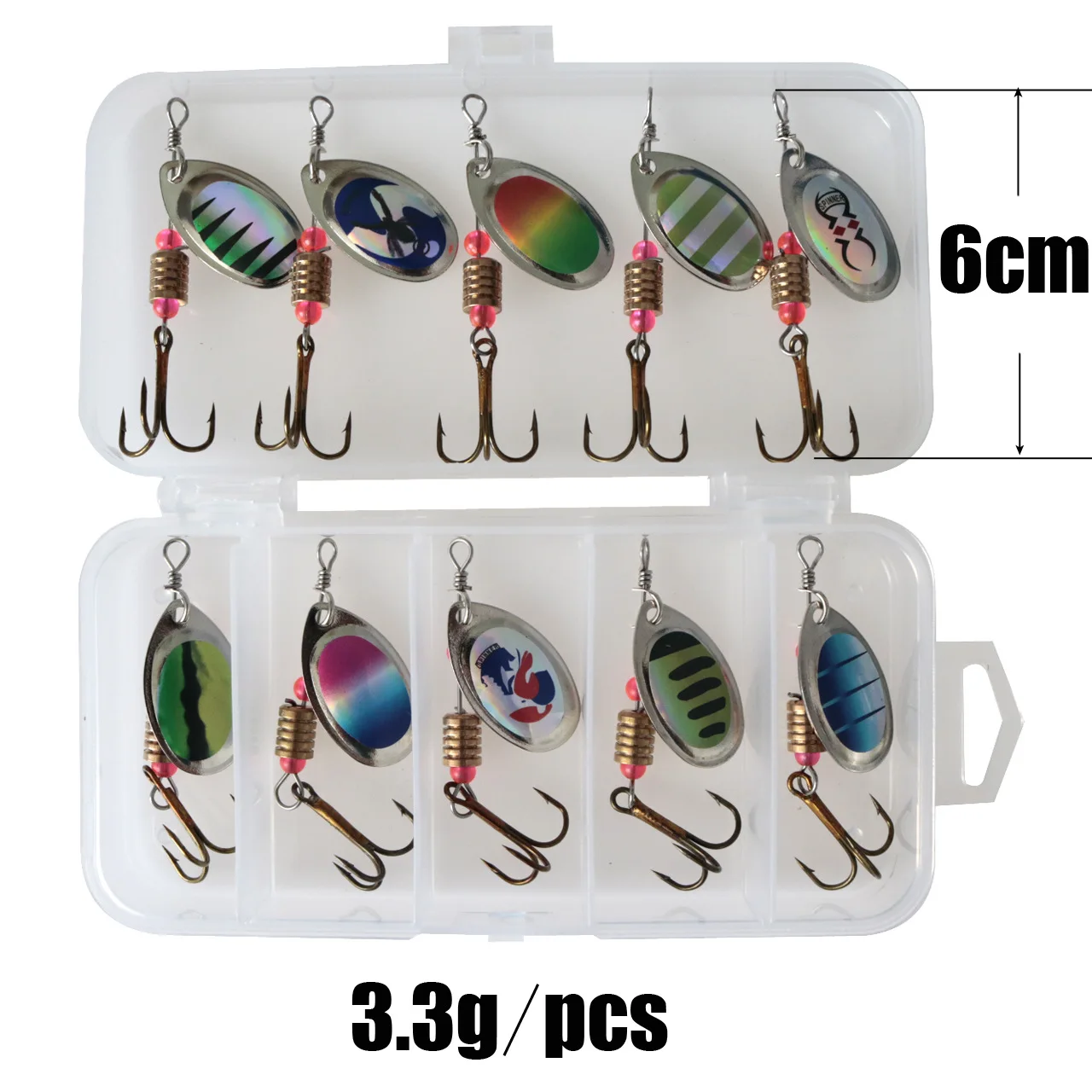 1Pcs Spinner Spoon Metal Bait Fishing Lure 3.5g 6cm Sequins Crankbait Spoon baits for Bass Trout Perch pike rotating Fishing
1Pcs Spinner Spoon Metal Bait Fishing Lure 3.5g 6cm Sequins Crankbait Spoon baits for Bass Trout Perch pike rotating Fishing