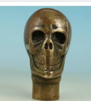 100% BRASS Pure Copper Brass Grandpa Good Lucky crafts Chinese Old BRASS Handmade Carved Skull Statue Walking Stick Head
100% BRASS Pure Copper Brass Grandpa Good Lucky crafts Chinese Old BRASS Handmade Carved Skull Statue Walking Stick Head