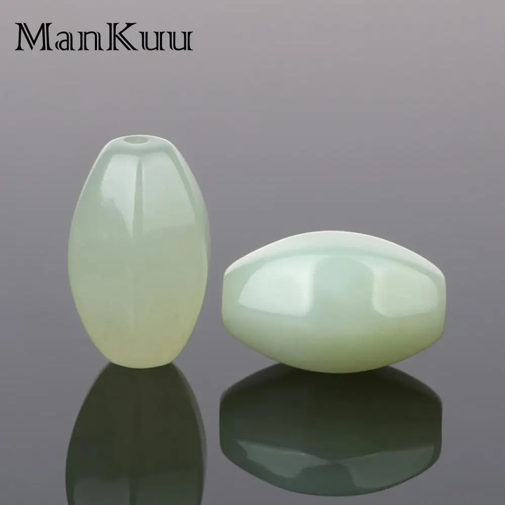 Mankuu 10*16mm Pale Green Jades Loose Beads Column Lantern Shape Chinese Jades Natural Stone Beads For Jewelry Making 20pcs/Lot
Mankuu 10*16mm Pale Green Jades Loose Beads Column Lantern Shape Chinese Jades Natural Stone Beads For Jewelry Making 20pcs/Lot