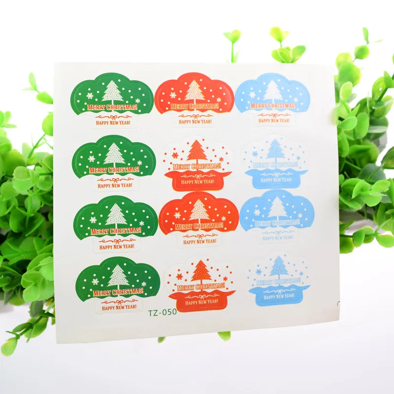12pcs/sheetl Merry christmas tree seal sticker christmas party DIY candy cake box baking package paper tags labels xmas gift
12pcs/sheetl Merry christmas tree seal sticker christmas party DIY candy cake box baking package paper tags labels xmas gift